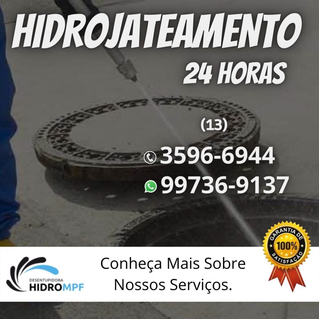 Hidrojateamento em Ubatuba