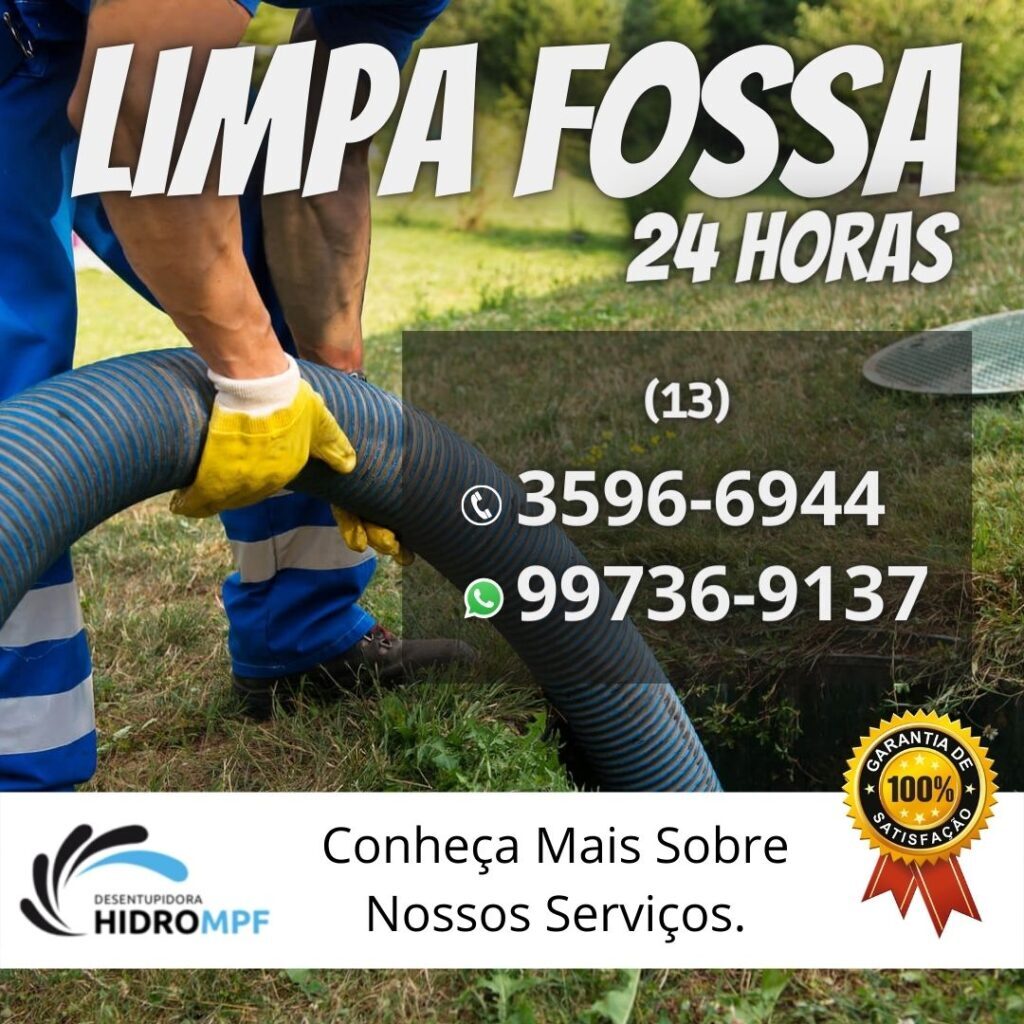 LIMPA FOSSA EM GUARUJÁ 24 HORAS